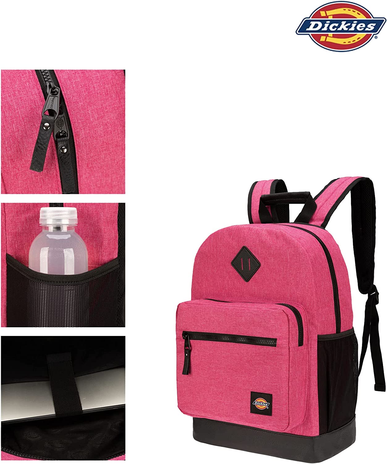 Dickies Signature Backpack for School Classic Logo Water Resistant Casual Daypack for Travel Fits 15.6 Inch Notebook - Image 5